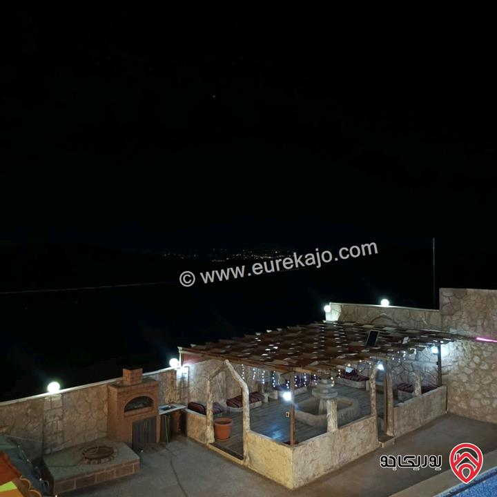 مزرعة وشاليه مساحة البناء 160م على أرض 3500م للبيع في المفرق - منطقة دحل شرق جرش  