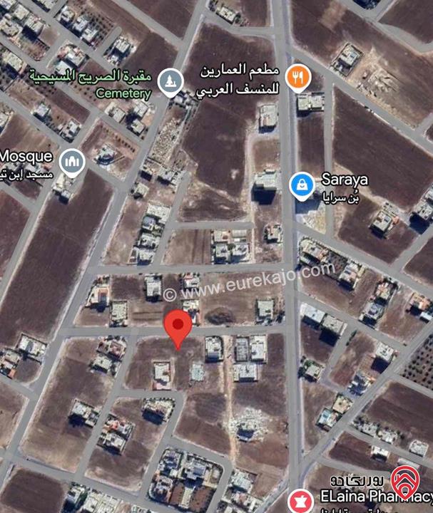 قطعة ارض مساحة 651 متر للبيع في اربد - الصريح 