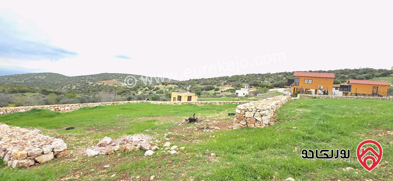 قطعة أرض سياحية مساحة 2 دونم و 100م للبيع في عجلون 