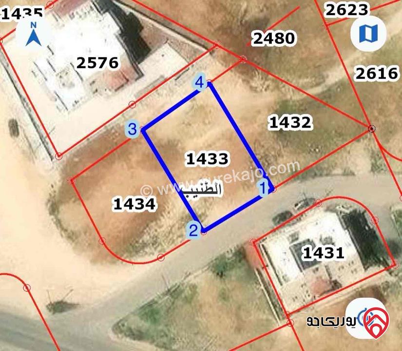 قطعة ارض مساحة 500م للبيع في عمان - الطنيب