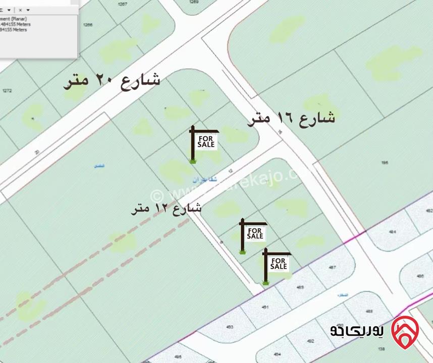اراضي مساحة 679م / 682م / 750م للبيع في عمان - شفابدران زينات الربوع من المالك مباشرة 