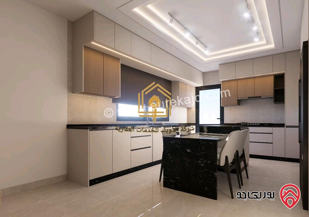 شقة جديدة لم تسكن مساحة 230م داخلي و 250م خارجي للايجار في عمان - الجبيهة 