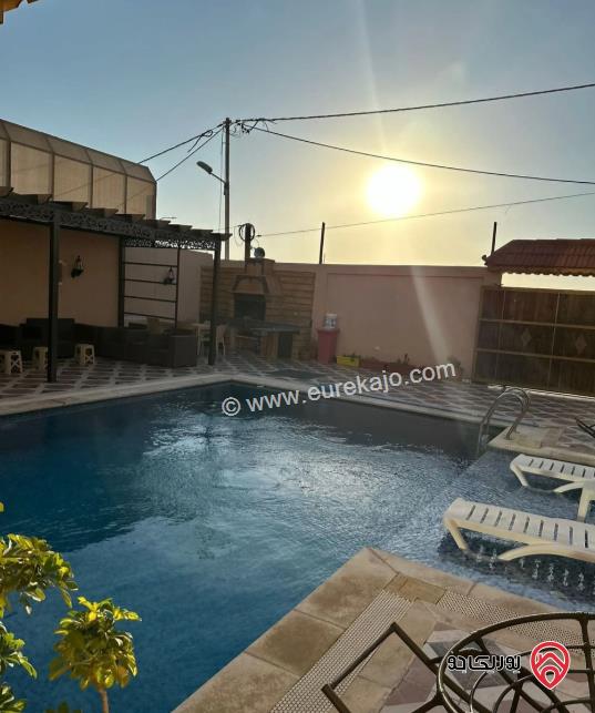 مزرعة - شاليه Misk Chalet  للايجار اليومي في البحر الميت - الروضة 