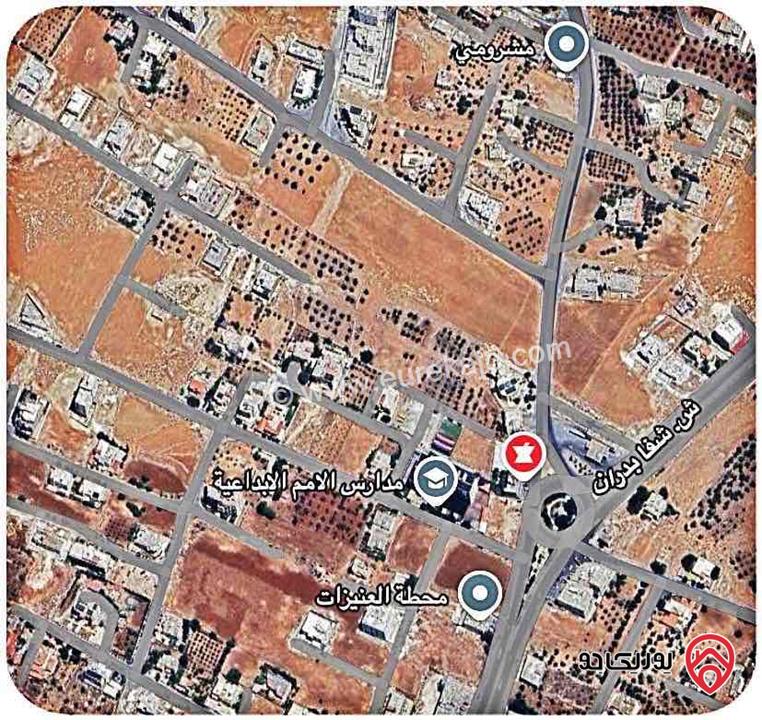 ارض مساحة 880م للبيع في عمان - شفابدران ابو القرام 