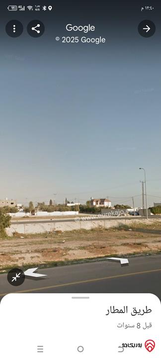 أرض سكنية مميزة مساحة 500م للبيع في عمان – طريق المطار / القسطل (ظهر حجرة الفرس)