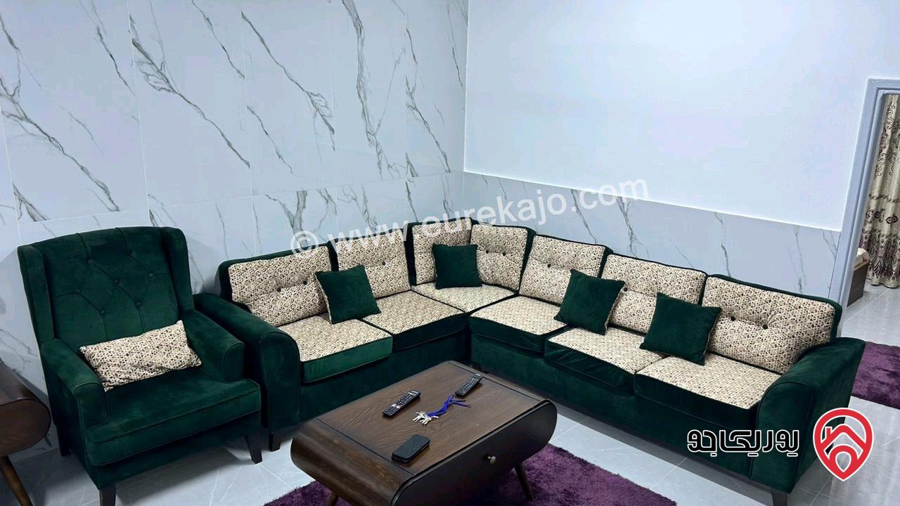 شقه مفروشة طابق ثاني مساحة 120م للايجار في محافظة جرش