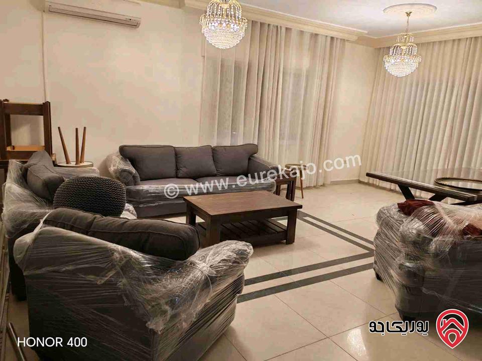 شقة 180م مفروشة طابق ثاني للإيجار في عمان - ضاحية الرشيد