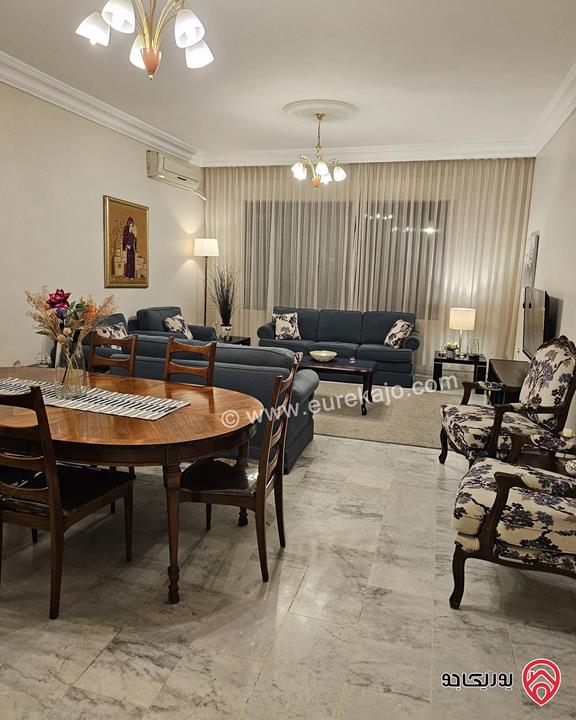 شقة مفروشة طابق أول مساحة 170م للايجار في عمان - عبدون 