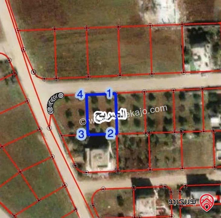 قطعة أرض مساحة 558م للبيع في اربد - الصريح