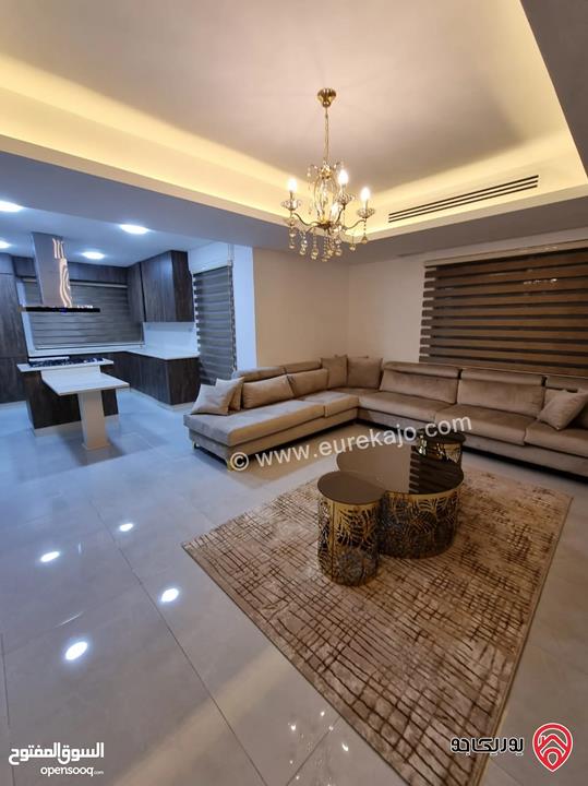 شقة مفروشة طابق أول مساحة 200م للايجار في عمان - عبدون 