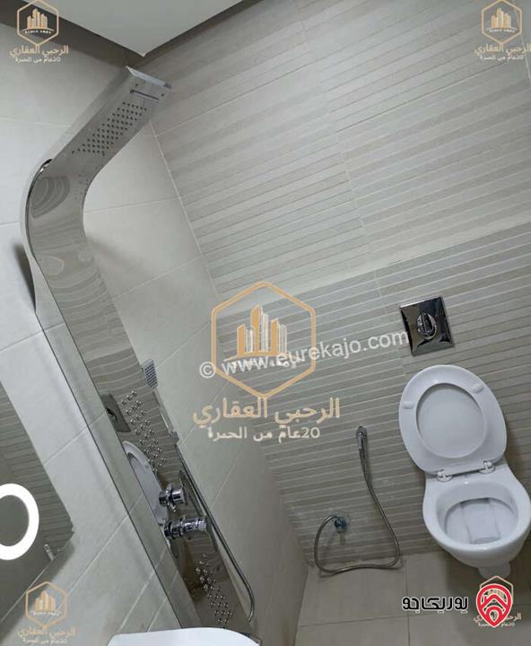 شقة سوبر ديلوكس شبه أرضية مساحة 95م داخلي و 40م خارجي للبيع في عمان - الدوار الرابع 