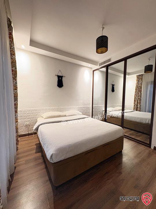 Furnished apartment 120 sqm with terrace 70 sqm For rent in Amman - Um Uthayna