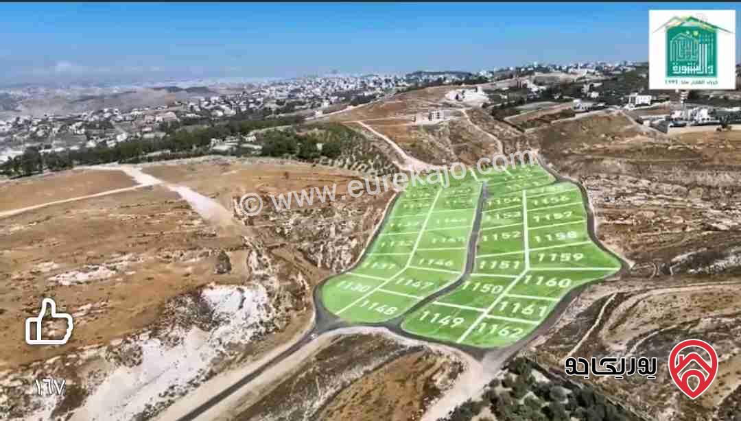 نمر سكنية مساحة 1 دونم للبيع في عمان - ناعور ابو الغزلان جميع الخدمات تنظيم سكن أ