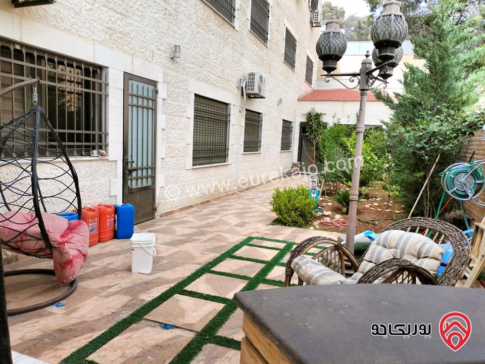 شقة أرضية مساحة 215م داخلي و 170م خارجي للبيع في عمان - شفا بدران 