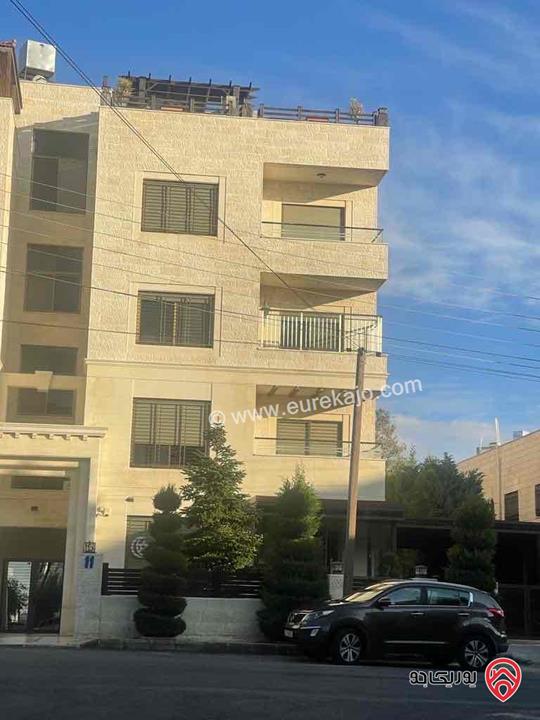 شقة سوبر ديلوكس طابق ثالث مع روف مستقل مساحة 349م للبيع مفروشة في عمان - اسكان عالية مرج الحمام
