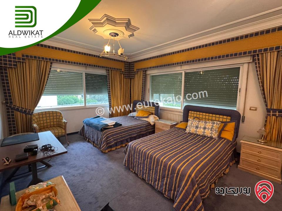 فيلا مفروشة مستقلة للبيع في عمان - ديرغبار مساحة الارض 1000 م مساحة البناء 1050 م