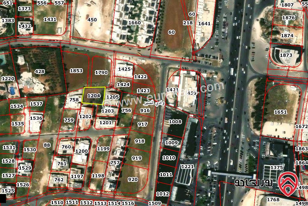 قطعة ارض مساحة 992م للبيع فى عمان - الظهير، خلف مجمع ابو جاموس