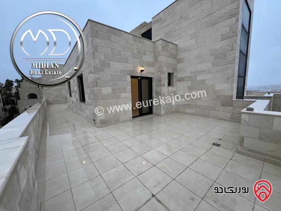 رووف طابقي جديد فارغ مساحة 300م للايجار في عمان - عبدون تشطيبات وديكورات سوبر ديلوكس اطلالة رائعة