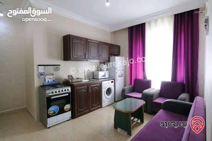 استوديو 45م للإيجار الشهري مفروش في عمان - الجبيهة