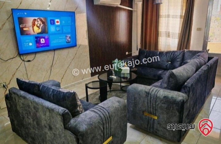 شقة مساحة 65م طابق اول للايجار مفروشة في عمان - الدوار الرابع