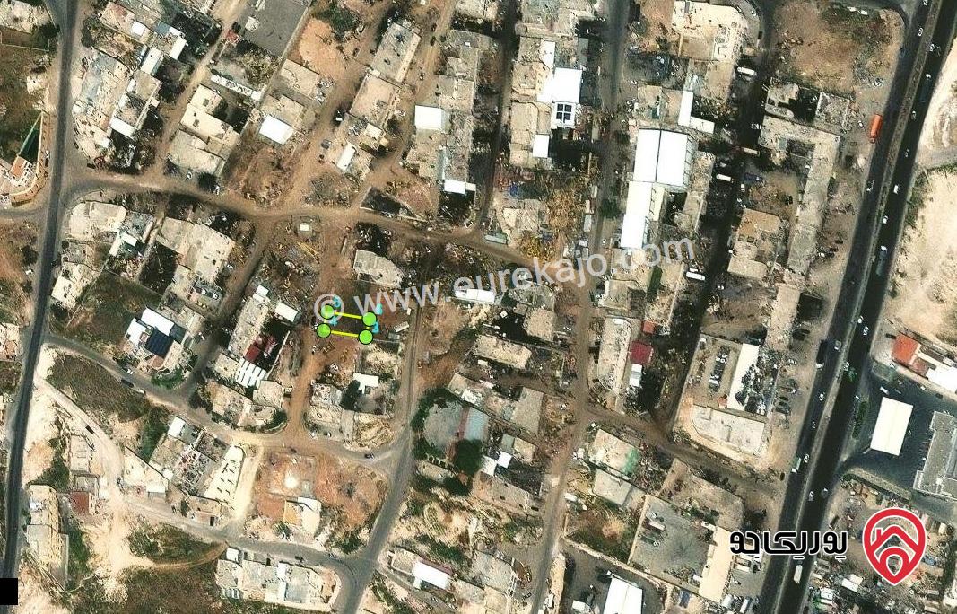 قطعه ارض مساحة 254م للبيع من اراضي جنوب عمان ابو علندا منطقه تصلح لصناعات خفيفه قريبه من شارع الحزام 