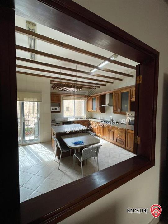 شقة مفروشة حديثة مساحة 160م طابق ثالث للايجار في عمان - دير غبار