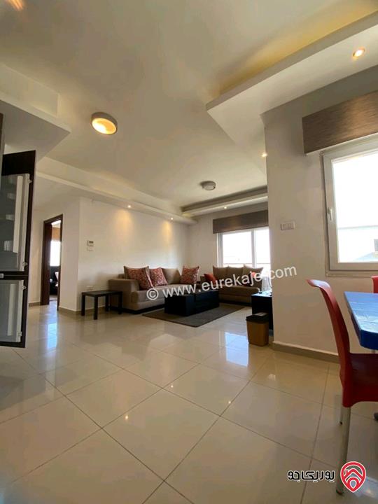 شقة مفروشة فاخرة مساحة 128م طابق ثاني للإيجار في عمّان - الدوار الخامس