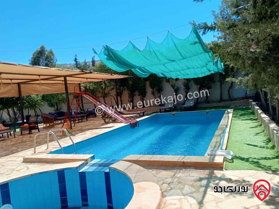 مزرعة مساحة الأرض 980م والبناء 110م للبيع في عمان - موبص / تبعد عن شارع الأردن 5 دقائق