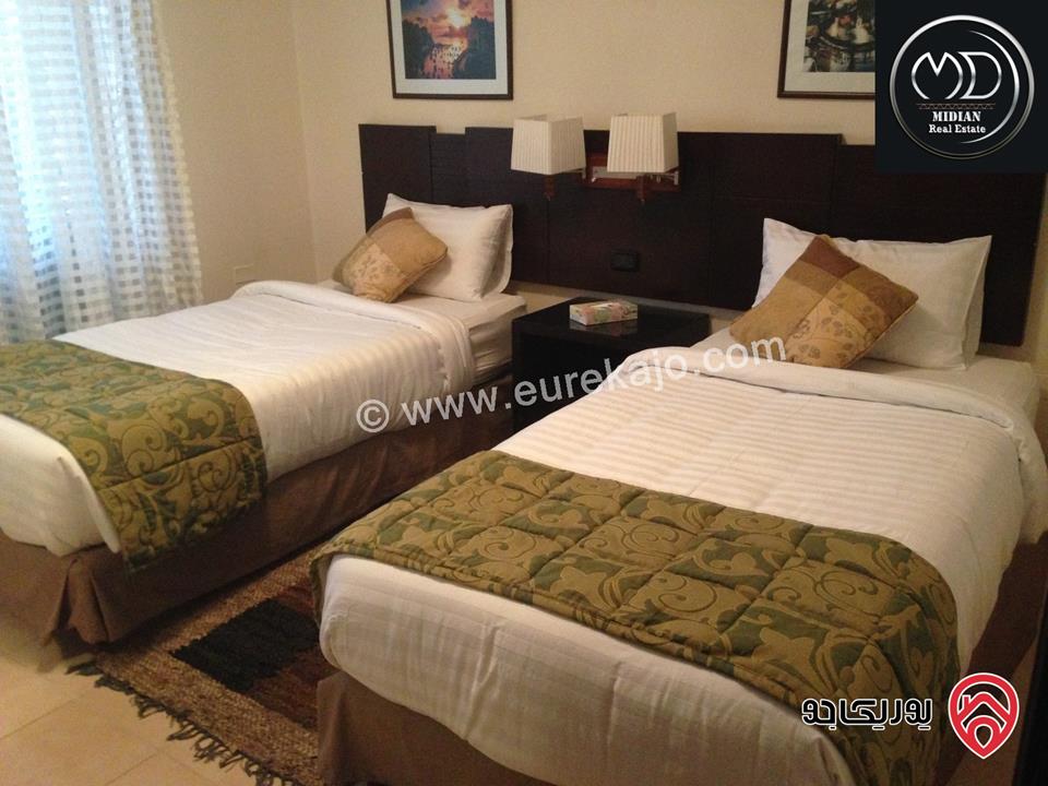 شقق و استديوهات مفروشة للايجار في عمان - عبدون بمساحات و أسعار مختلفة تشطيبات و ديكورات فندقية فاخرة 