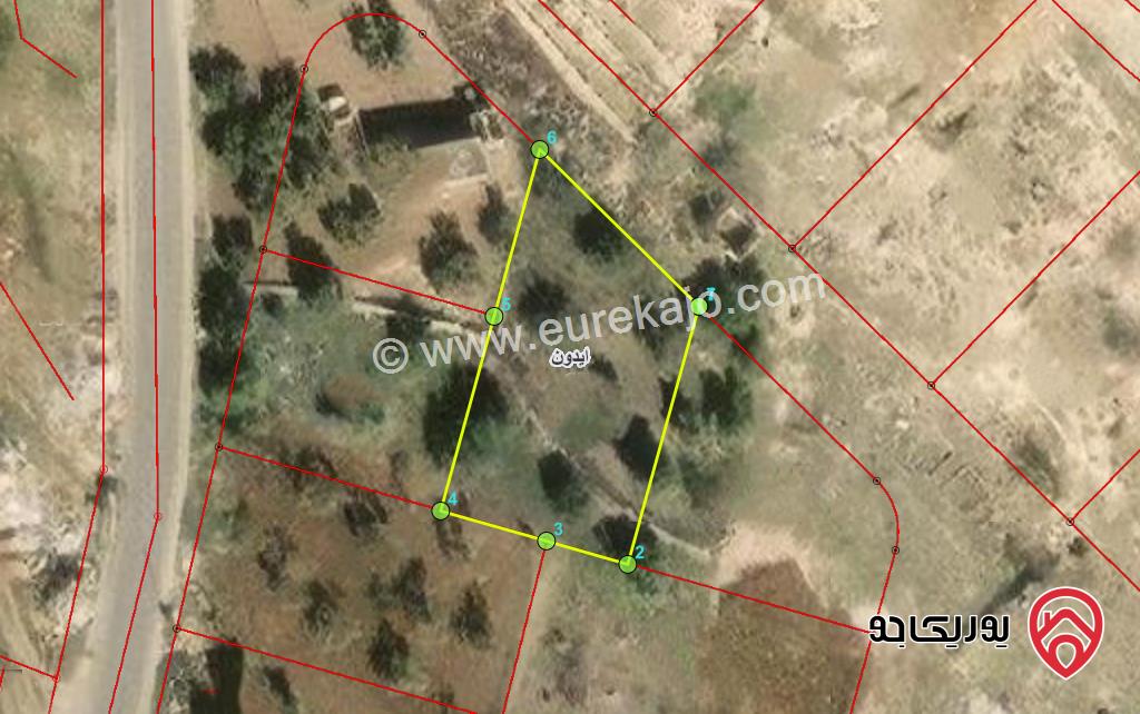 قطعة ارض مساحة 796م للبيع في اربد - منطقة العوامية الغربية ايدون 
