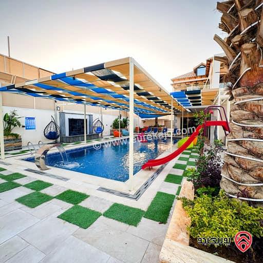مزرعة وشاليه النجوم للايجار اليومي في البحر الميت - الرامة