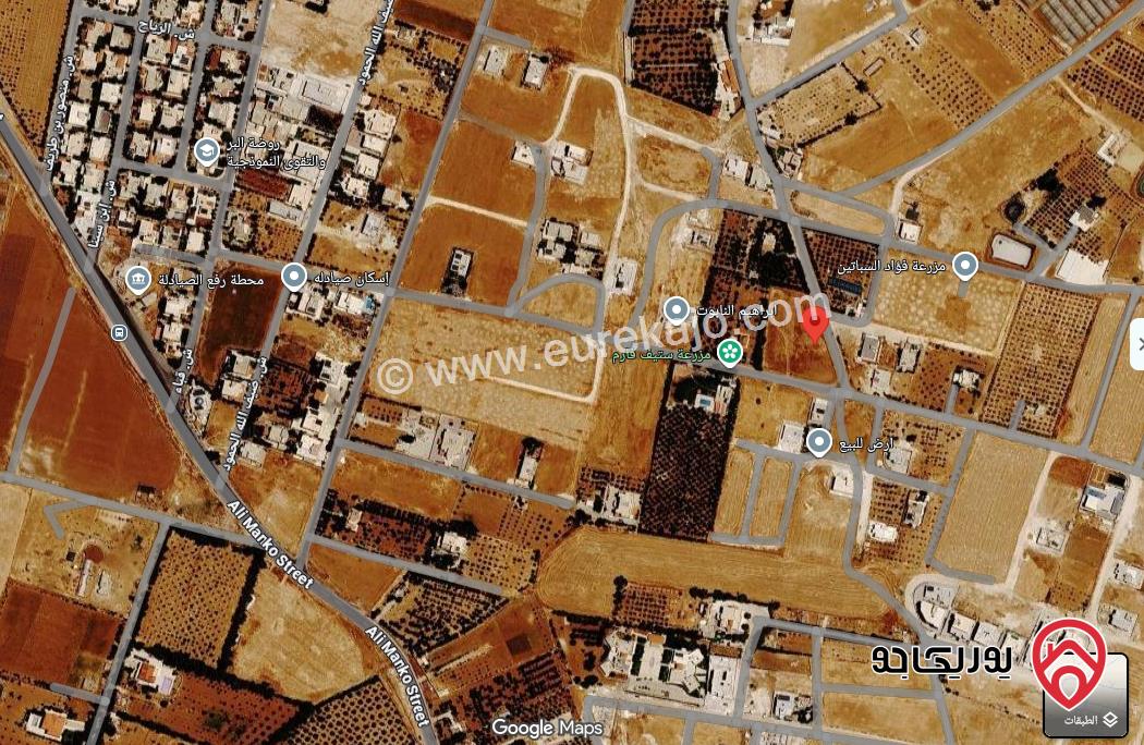 أرض مميزة مساحة 540م للبيع في عمان - اليادودة - حوض الفريط