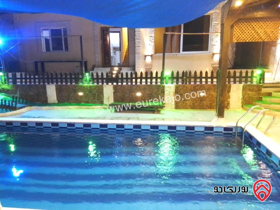 شاليه مساحة 100م على أرض مساحتها 306م للبيع في الشونة الجنوبية غور نمرين بسعر مغري 