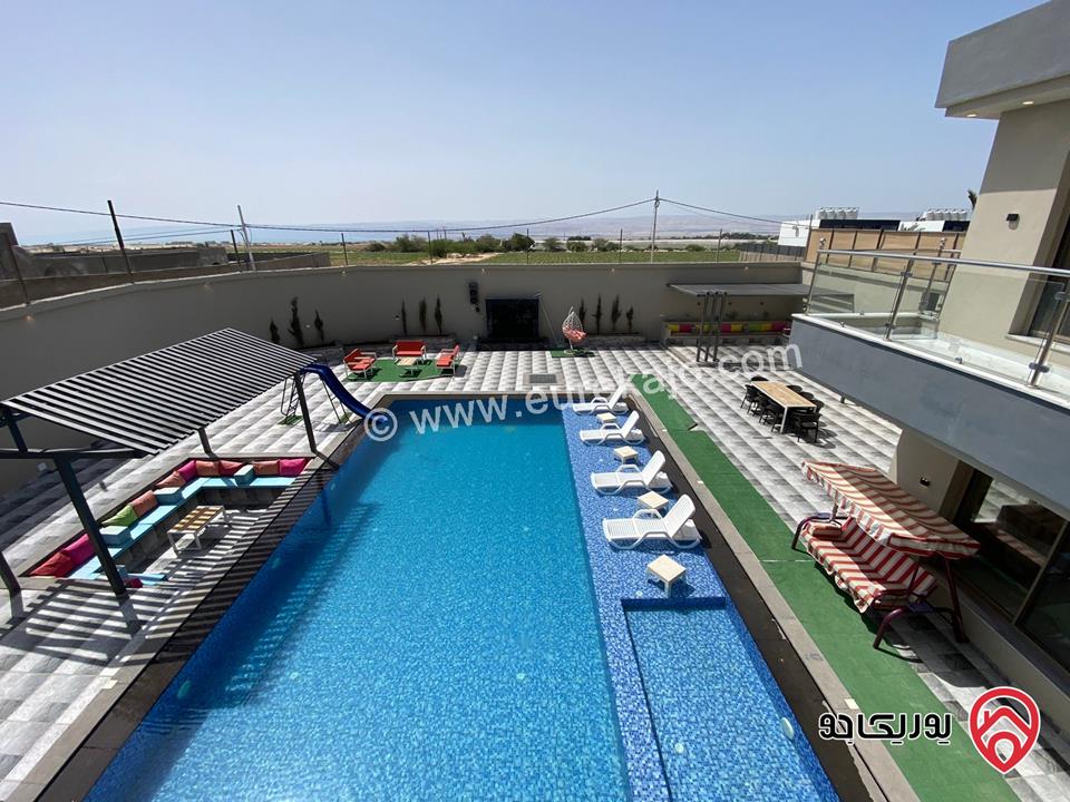   شاليه فيلا مياس للايجار اليومي في البحر الميت - البحيرة