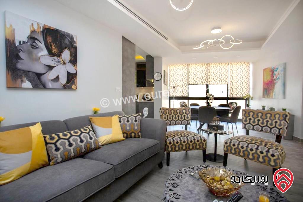 شقة مفروشة طابق أول مساحة 120م للإيجار في عمان - دير غبار