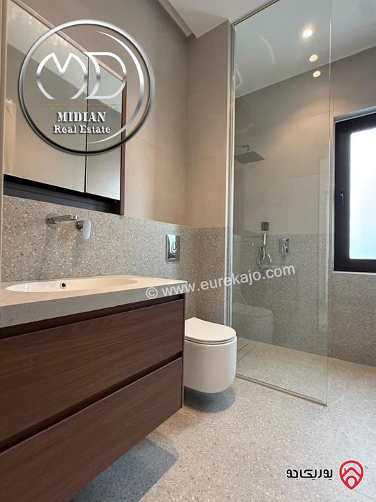 شقق ارضية دوبلكس للبيع في عمان - الكرسي مساحات 210م & 230م مع تراسات و حدائق تشطيبات عصرية فاخرة جديدة لم تسكن