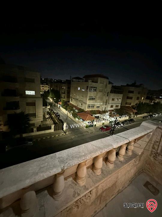 شقة مفروشة مساحة 200م طابق ثالث للايجار في عمان - الرابية بسعر مغري 