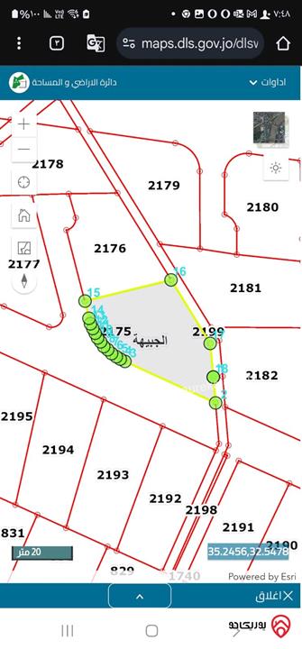 قطعة ارض مساحة 980م للبيع في عمان - الجبيهة