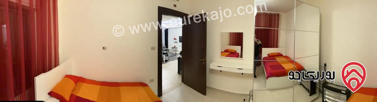 شقة مفروشة فاخرة طابق ثالث مساحة 110م للايجار في عمان - عبدون