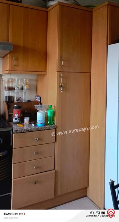 شقة أرضية مساحة 130م داخلي و 50م خارجي للبيع في عمان – طبربور / حي الخزنة