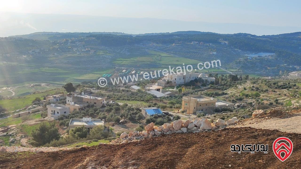 فرصة العمر ارض مساحة 3 دونم و 400م للبيع في عمان - حسبان بإطلالة مميزة على القدس و البحر الميت