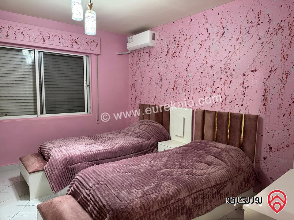 شقة مفروشة طابق أرضي مساحة 135م تشطيب ديلوكس للإيجار في عمان - ابو نصير