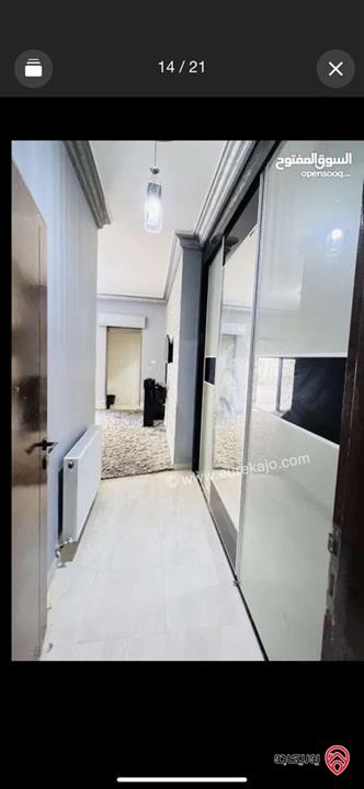 شقة طابق أرضي مساحة 235م مفروشة للإيجار في – عمّان / الجبيهة