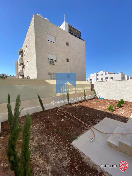 شقة أرضية فاخرة للبيع في عمان خلدا - قرب إشارة البنك العربي 175م مع ترسات 200م لم تسكن