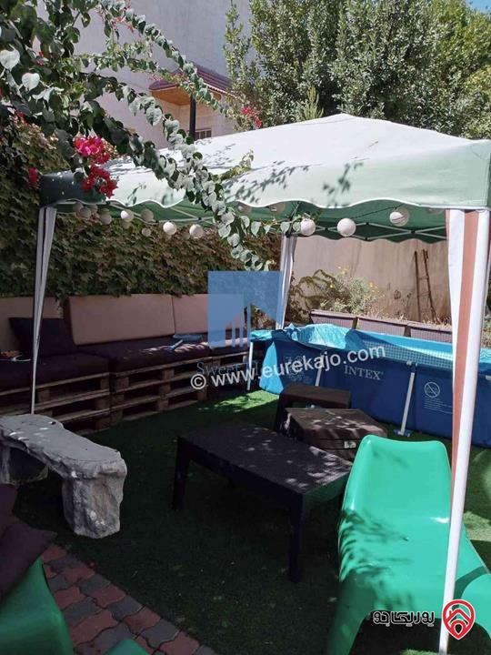 شقة أرضية مساحة 130م مع حديقة وترسات 250م للبيع في عمان - خلدا