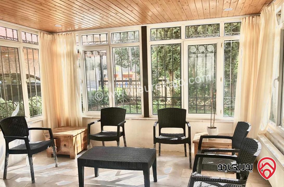 شقة أرضية مساحة 300م للايجار مفروشة في عمان - ام اذينة