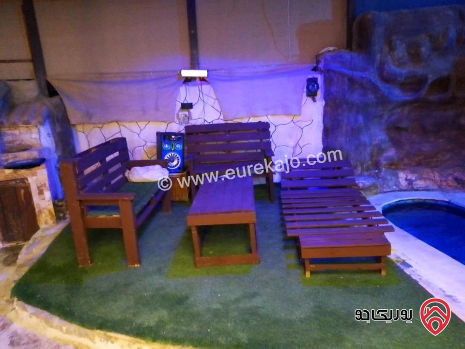 شاليه مساحة 100م على أرض مساحتها 306م للبيع في الشونة الجنوبية غور نمرين بسعر مغري 