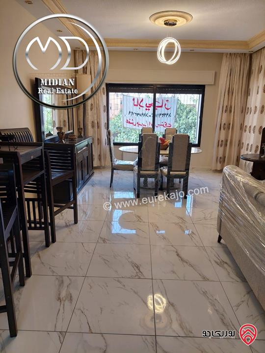 شقة مفروشة للايجار في عمان - الشميساني مساحة 165م طابق اول تشطيبات وفرش سوبر ديلوكس