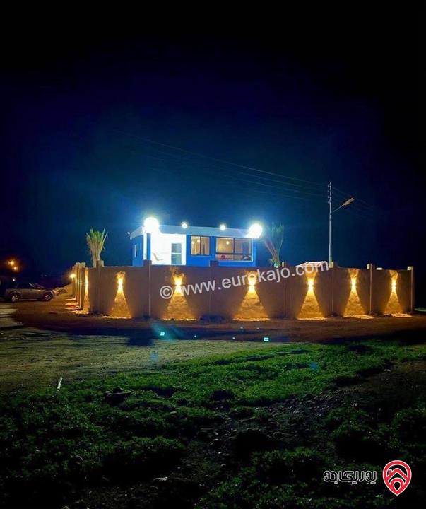 مزرعة مساحة الأرض 513م والبناء 154م للبيع في البحر الميت منطقة الغور شميساني 