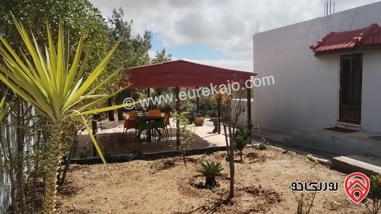 منزل مستقل مساحة 150م على أرض 1020م للايجار مفروش في الشوبك 